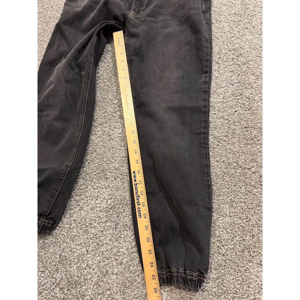 KanCan Maurices Exclusive Jeans Womens 28 Black Joggers Dark Wash Denim‎ * - Picture 7 of 12